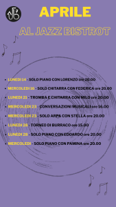 APRILE AL JAZZ BISTROT