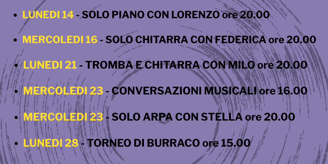 APRILE AL JAZZ BISTROT