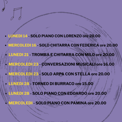 APRILE AL JAZZ BISTROT