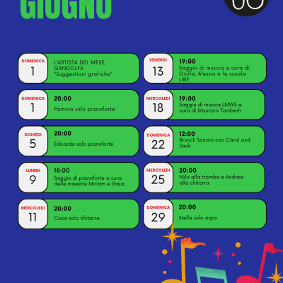 giugno eventi